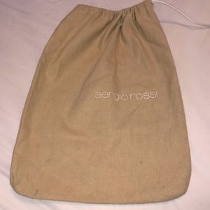 Sergio rossi dust bag 13x10 inches